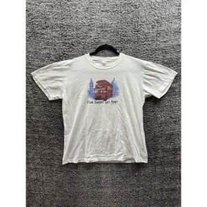 Vintage‎ 1985 London Regional Transport T-Shirt "I've Been On Top" Size XL